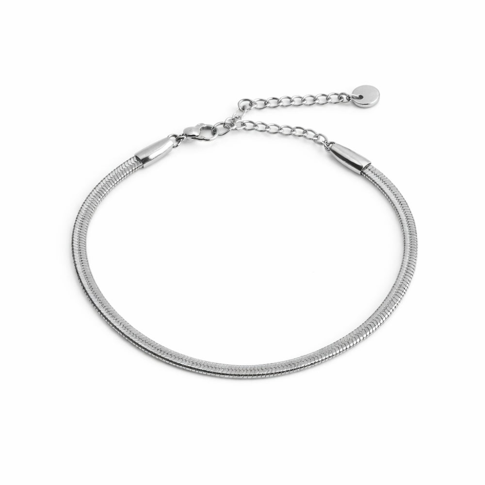 K&Co. Signature Jewellery Jada Snake Chain Bracelet - SILVER